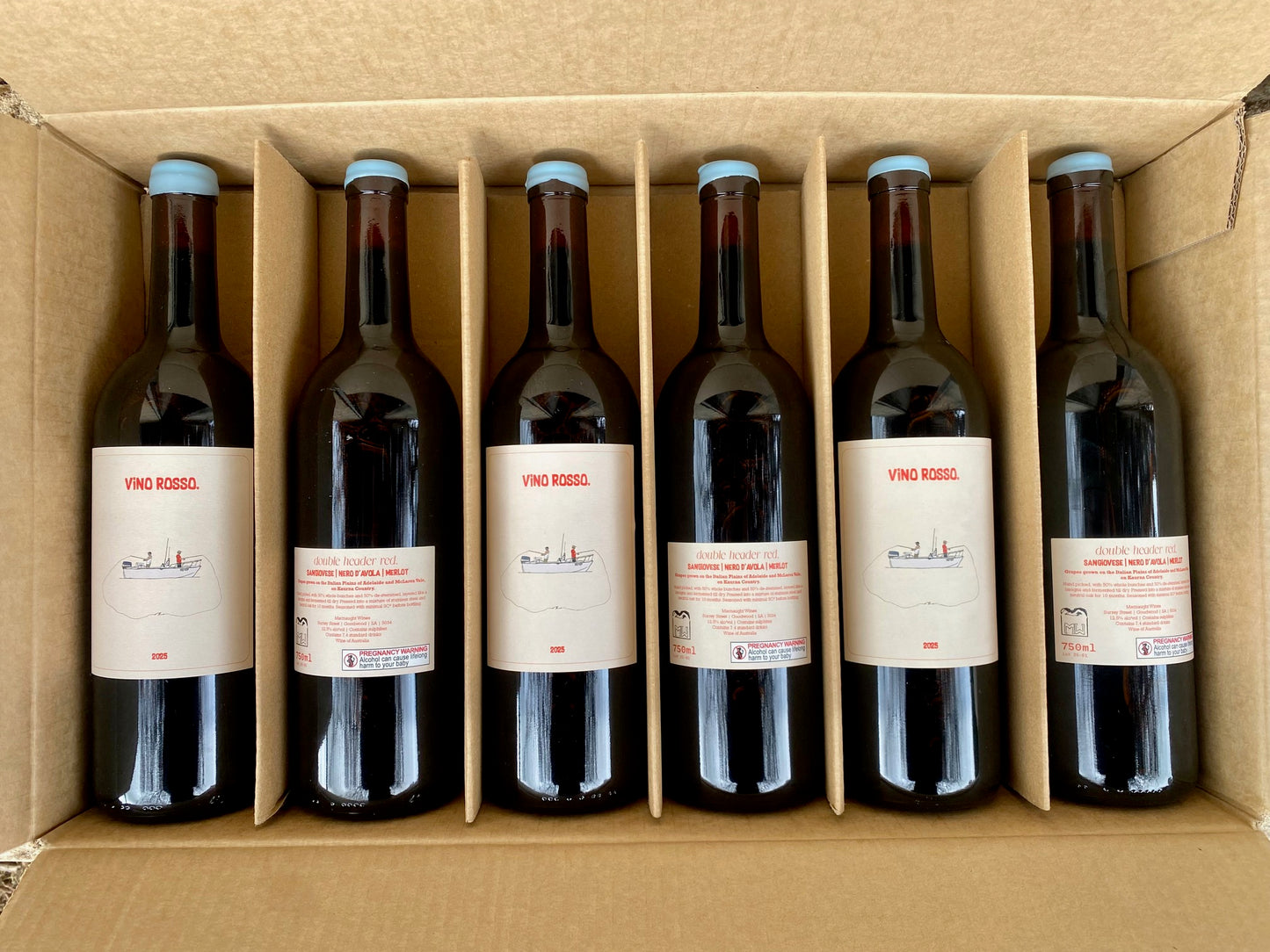 2025 Double Header Red - 6 Pack